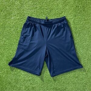 Vintage Men’s Navy Blue Workout Shorts